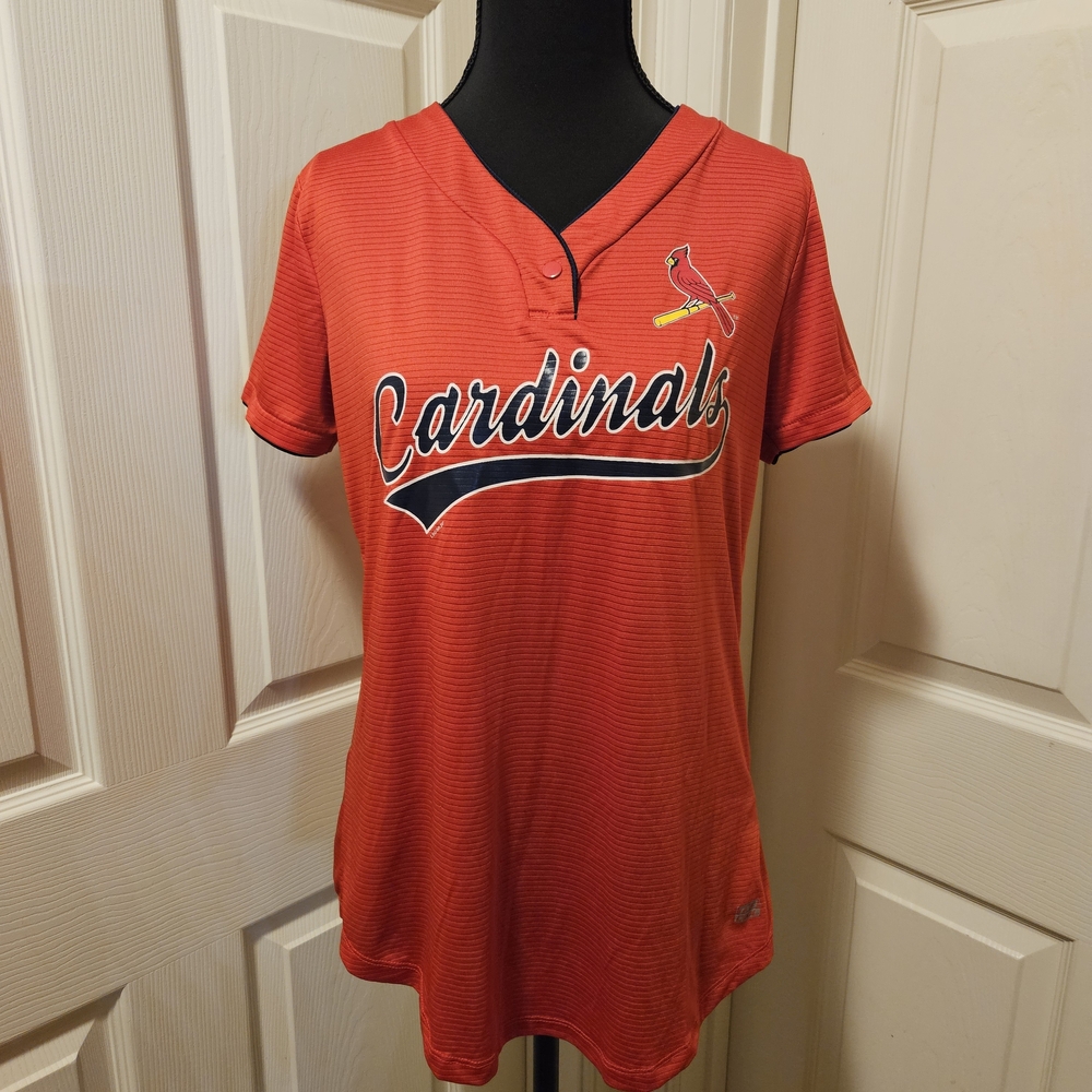 MLB Cardinal TX3 Cool Women's Baseball Jersey Size Small